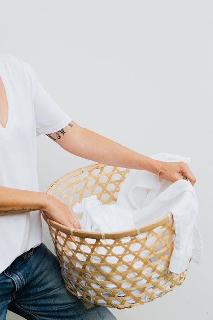 A Person Holding a Basket